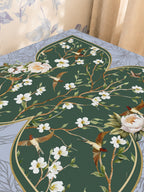 Mahjong by SI™ Jade Pavilion Mahjong Mat — Sunlit Close-up [sunlit-closeup-square]