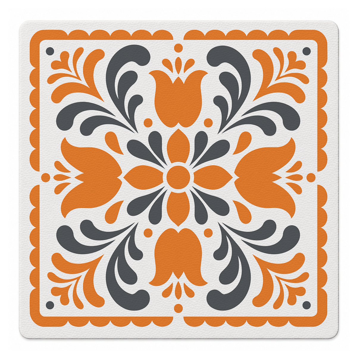 Checkboard Garden |  33"x 33" SI Signature™ faux leather