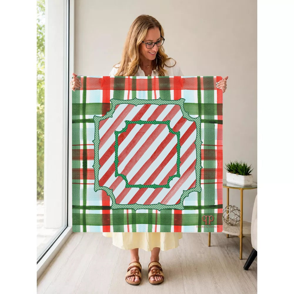Joyful Tidings Mahjong Mat — Held Mat Portrait [held-mat-portrait-square]