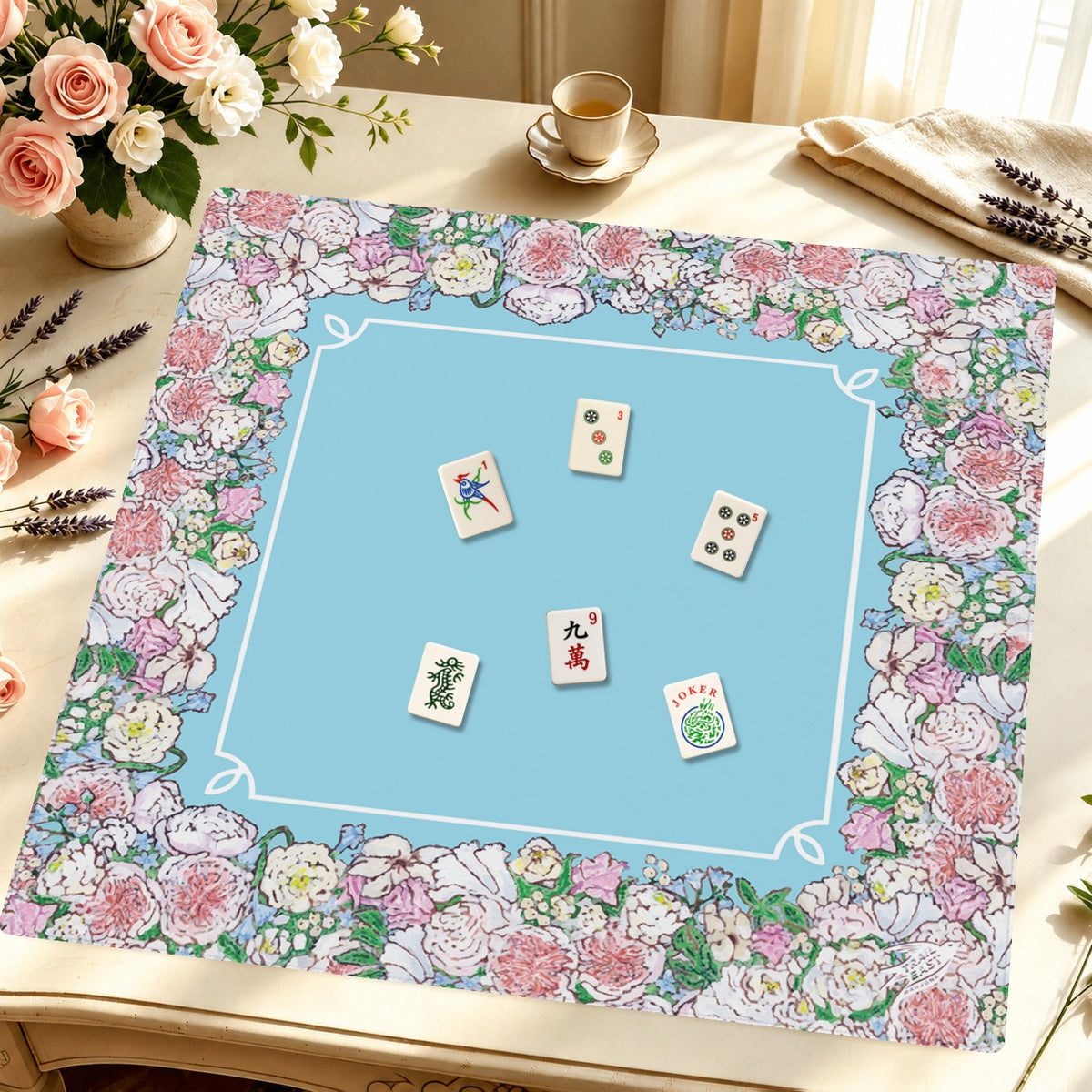 Juliet Roses — Styled Tile Table [styled-tile-table-square]