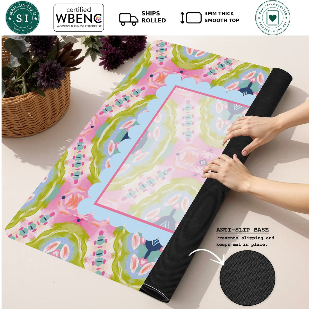 Kaleidoscope Cutie — Rolled Mat Feature Image [rolled-feature-square]
