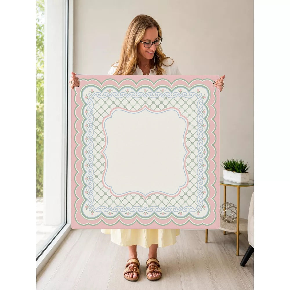 Mahjong by SI™ Lattice of Luxury Mahjong Mat — Held Mat Portrait [held-mat-portrait-square]