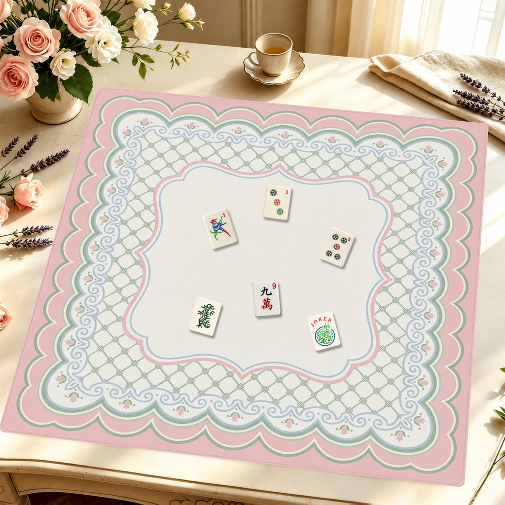 Mahjong by SI™ Lattice of Luxury Mahjong Mat — Styled Tile Table [styled-tile-table-square]