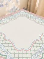 Mahjong by SI™ Lattice of Luxury Mahjong Mat — Sunlit Close-up [sunlit-closeup-square]