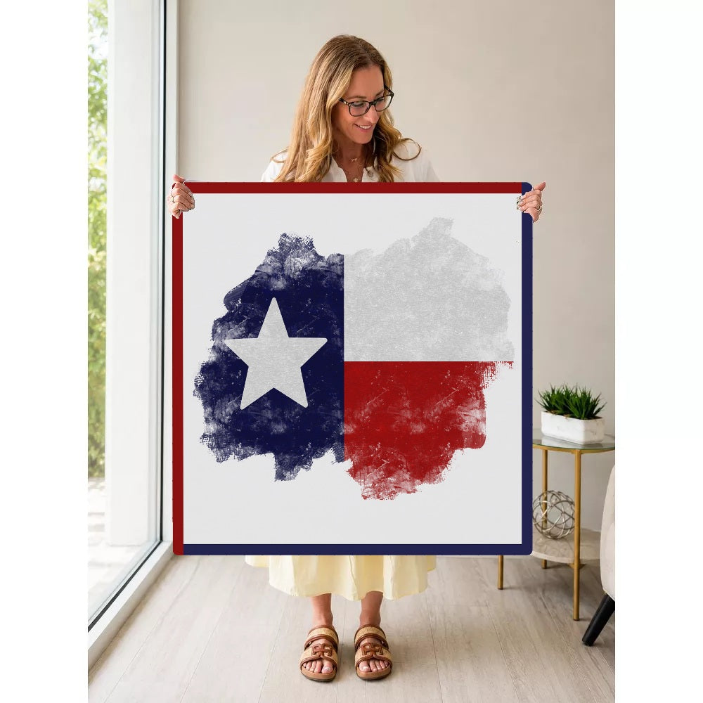 Mahjong by SI™ Lone Star Luxe Mahjong Mat — Held Mat Portrait [held-mat-portrait-square]