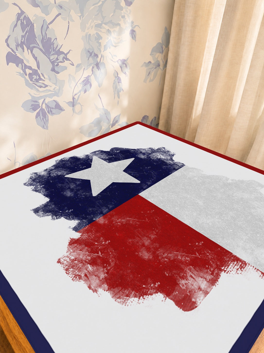 Mahjong by SI™ Lone Star Luxe Mahjong Mat — Sunlit Detail [studio-detail-square]