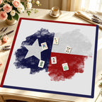 Mahjong by SI™ Lone Star Luxe Mahjong Mat — Styled Tile Table [styled-tile-table-square]