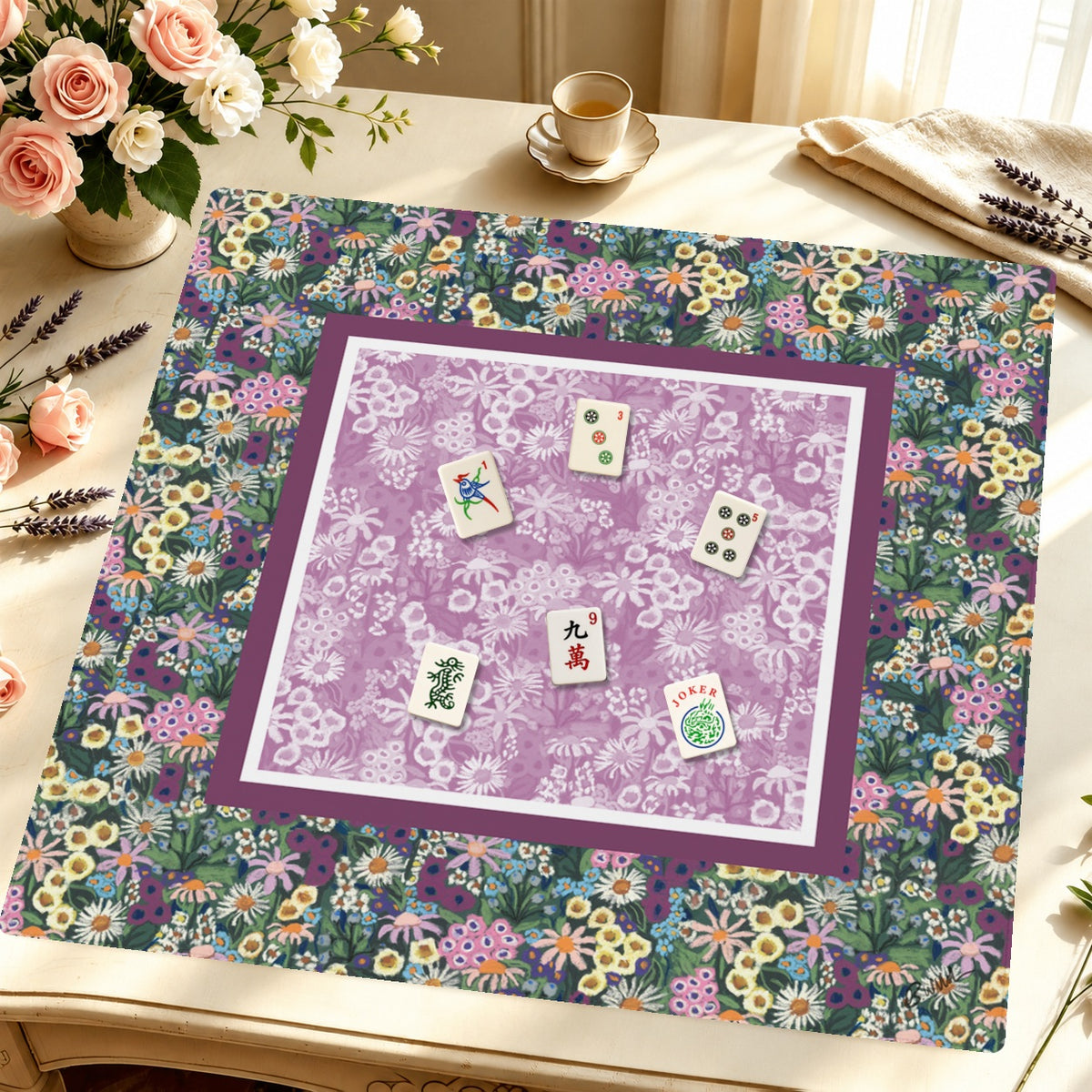 Lucy’s Forest Garden — Styled Tile Table [styled-tile-table-square]