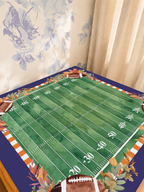Auburn After Dark mahjong mat — Sunlit Detail