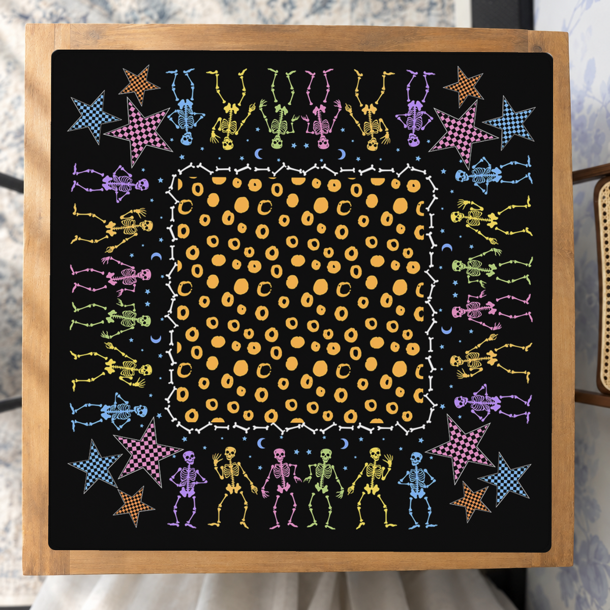 Bone to Be Wild mahjong mat — Studio Overhead