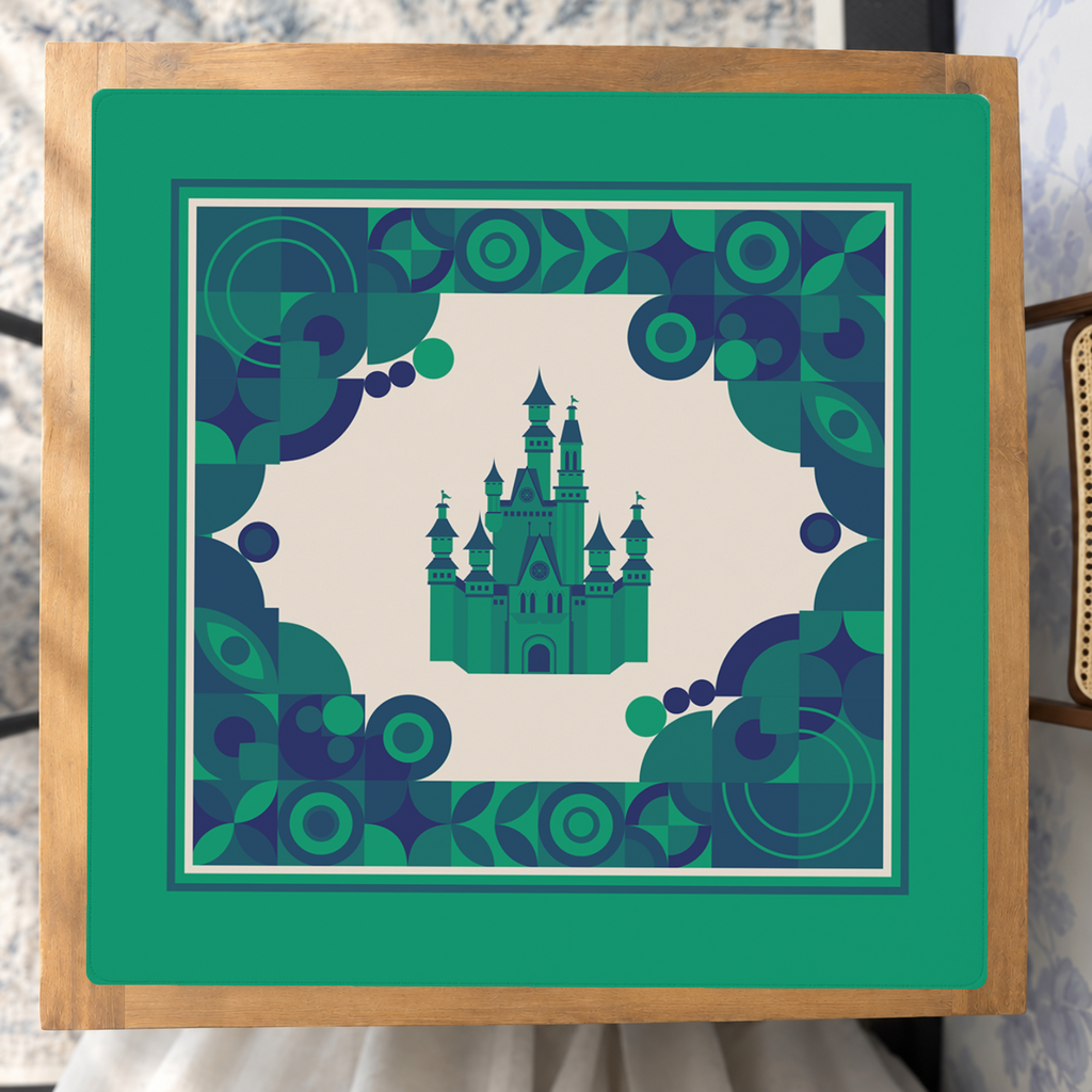 Castle in the Tiles mahjong mat — Studio Overhead