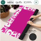 Corner Crush Pink mahjong mat — Rolled Mat Feature Image
