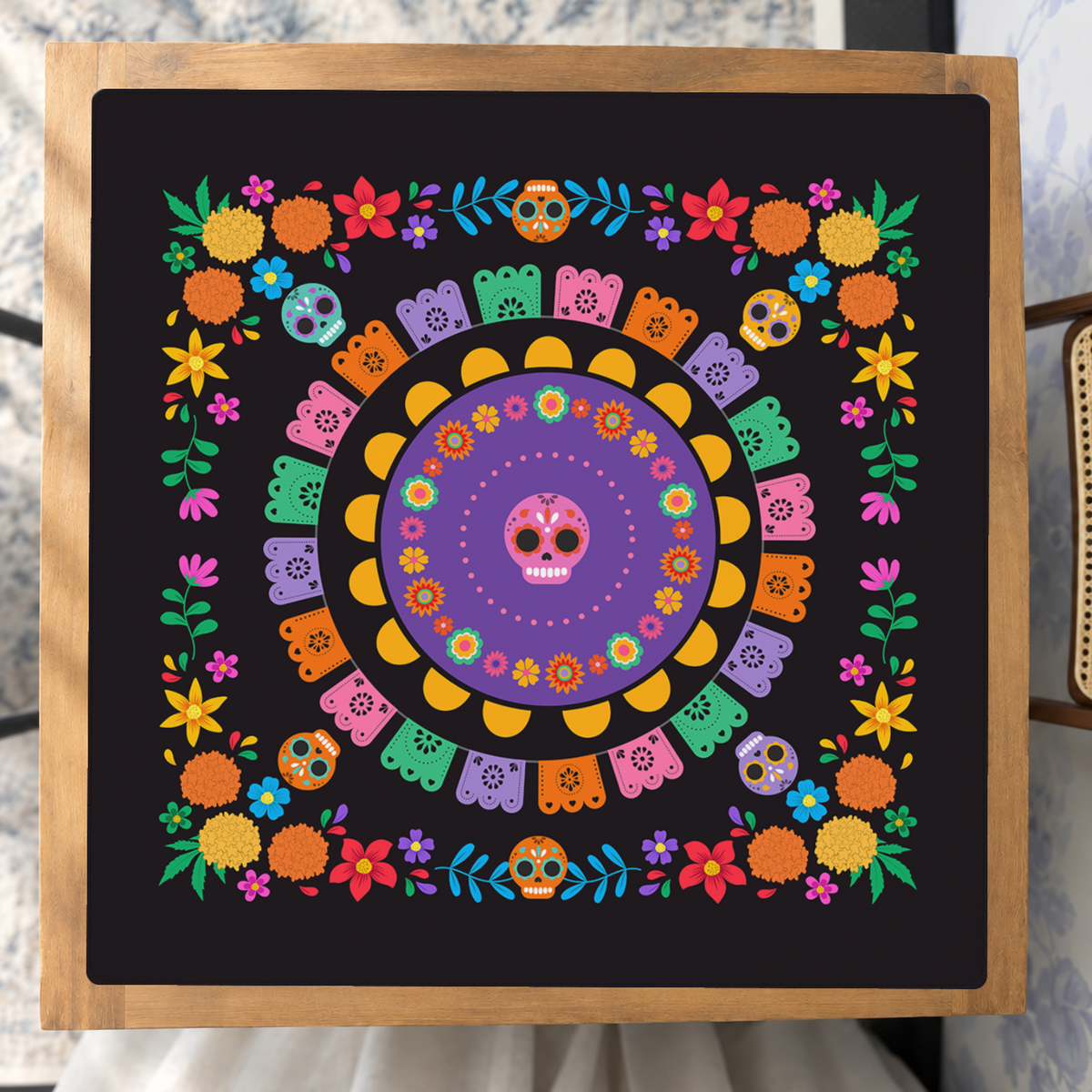 Día Darling mahjong mat — Studio Overhead