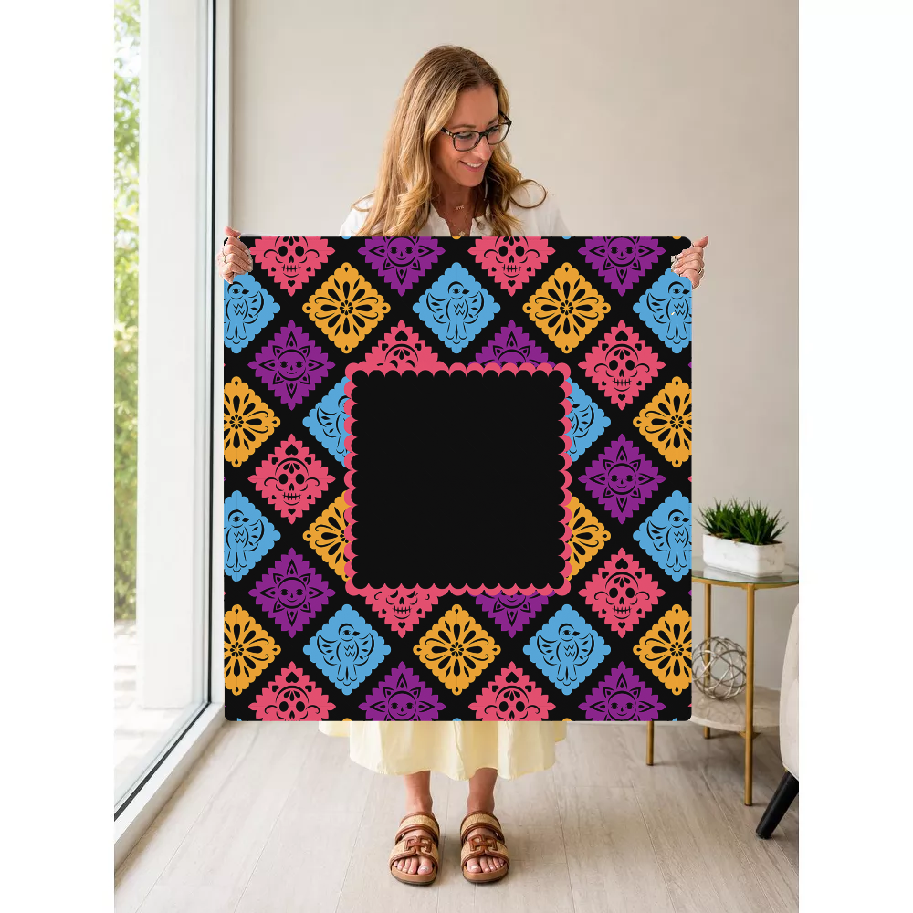 Día Viva mahjong mat — Held Mat Portrait
