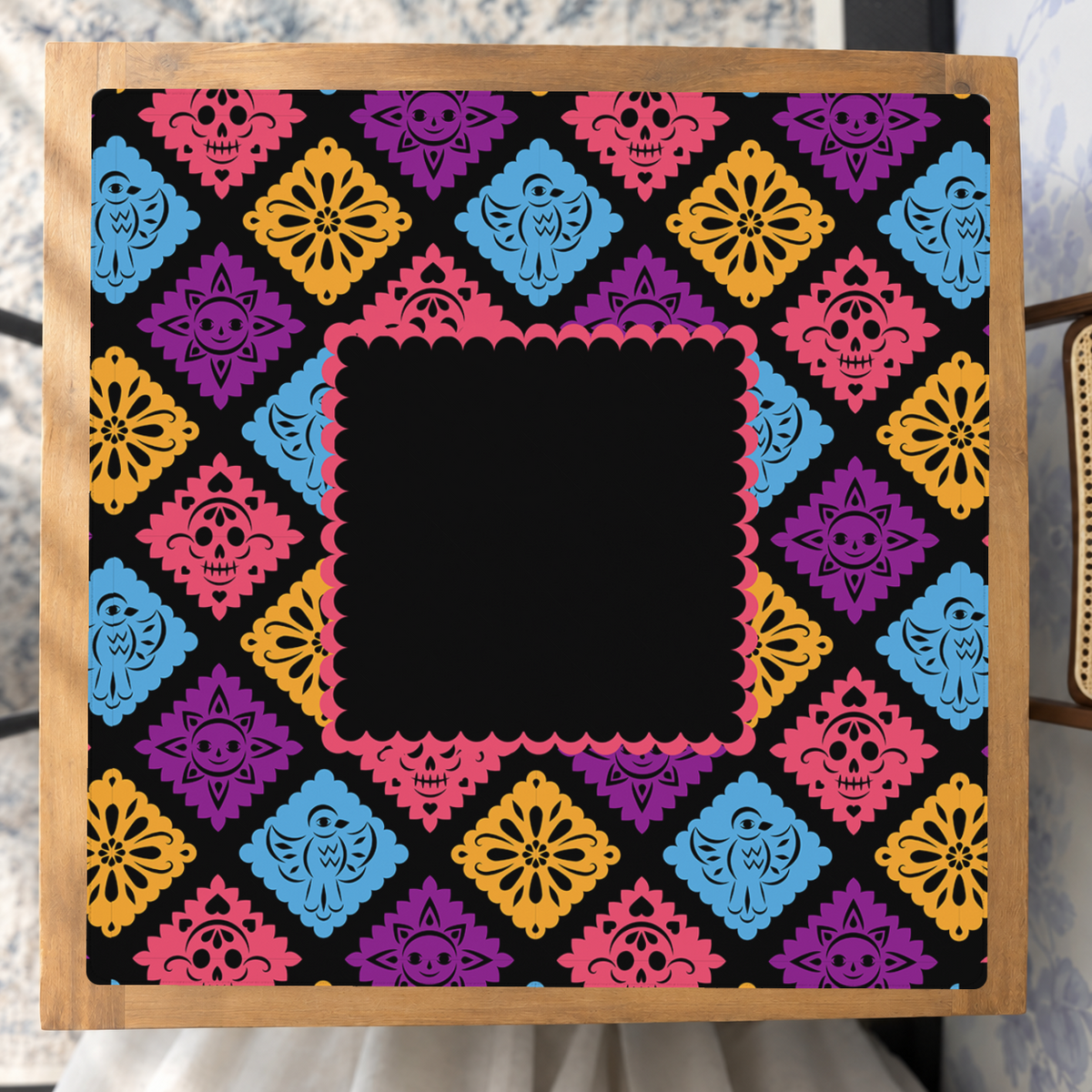 Día Viva mahjong mat — Studio Overhead