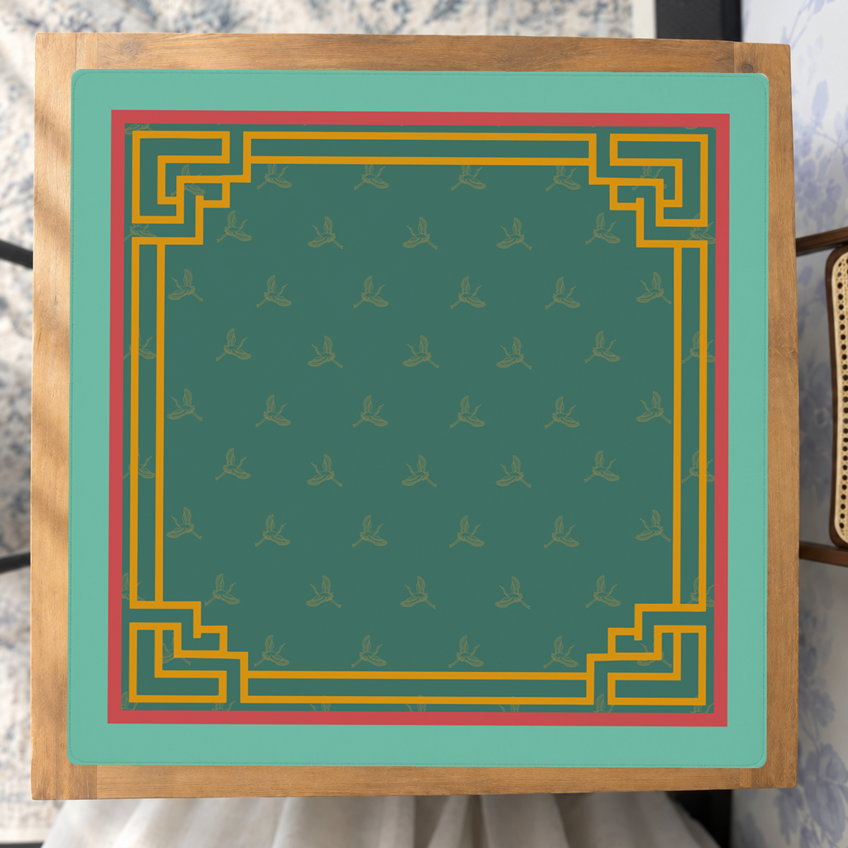Flight of Fortune mahjong mat — Studio Overhead