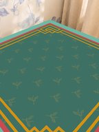 Flight of Fortune mahjong mat — Sunlit Close-up