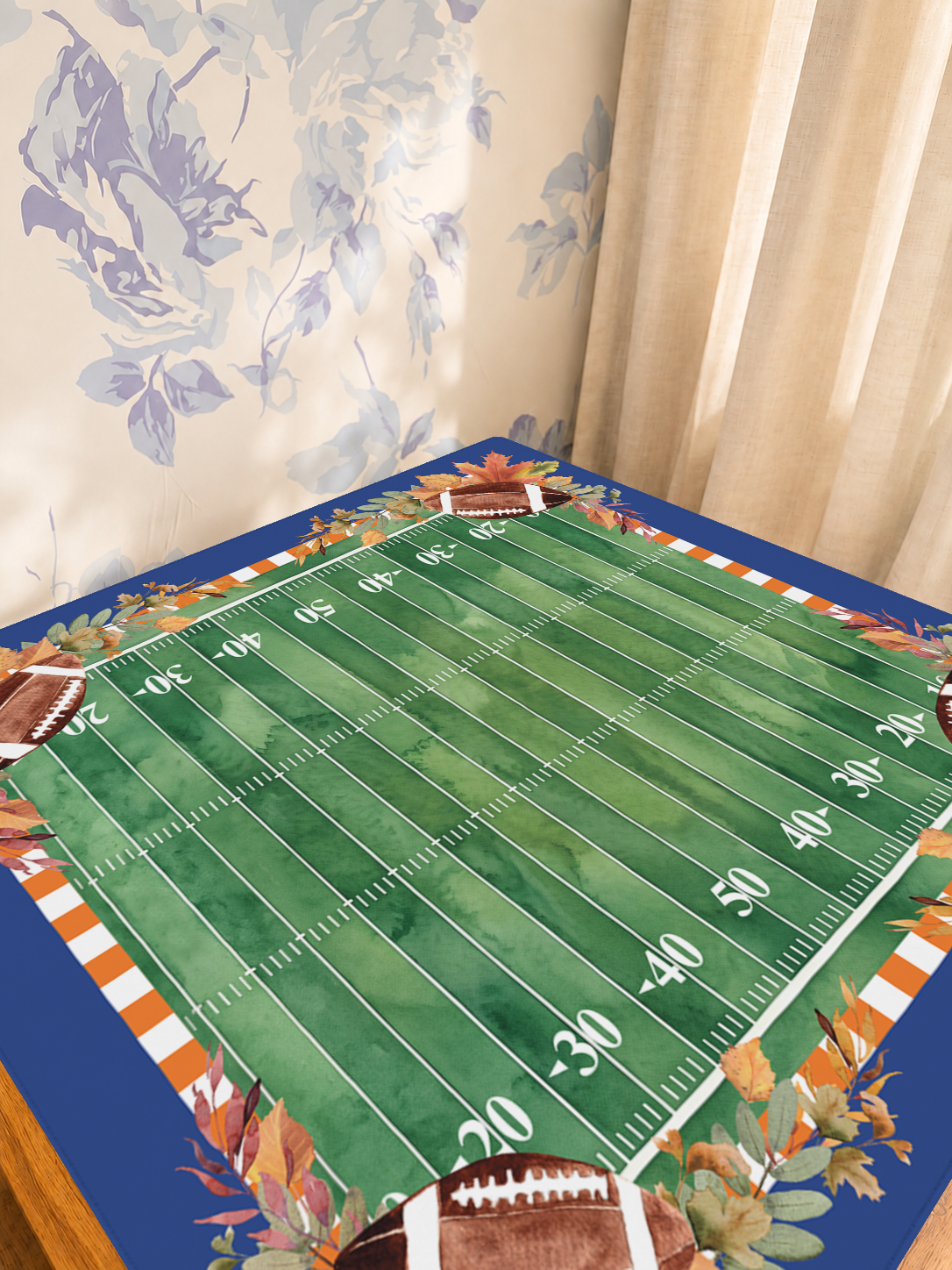 Gator Play mahjong mat — Sunlit Detail