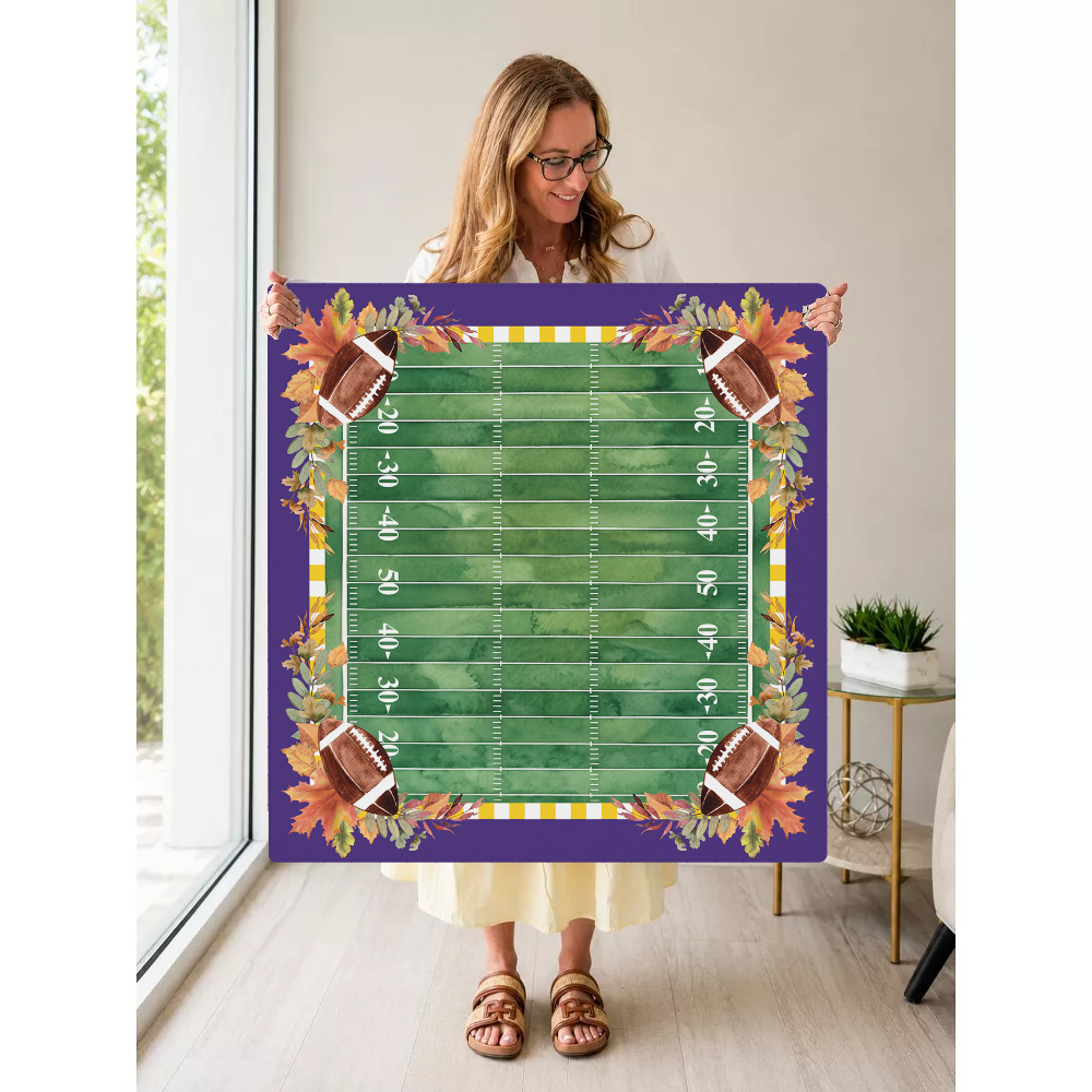 Geaux Wild mahjong mat — Held Mat Portrait