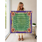 Geaux Wild mahjong mat — Held Mat Portrait