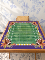 Geaux Wild mahjong mat — Studio Table Angle