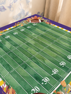 Geaux Wild mahjong mat — Sunlit Close-up