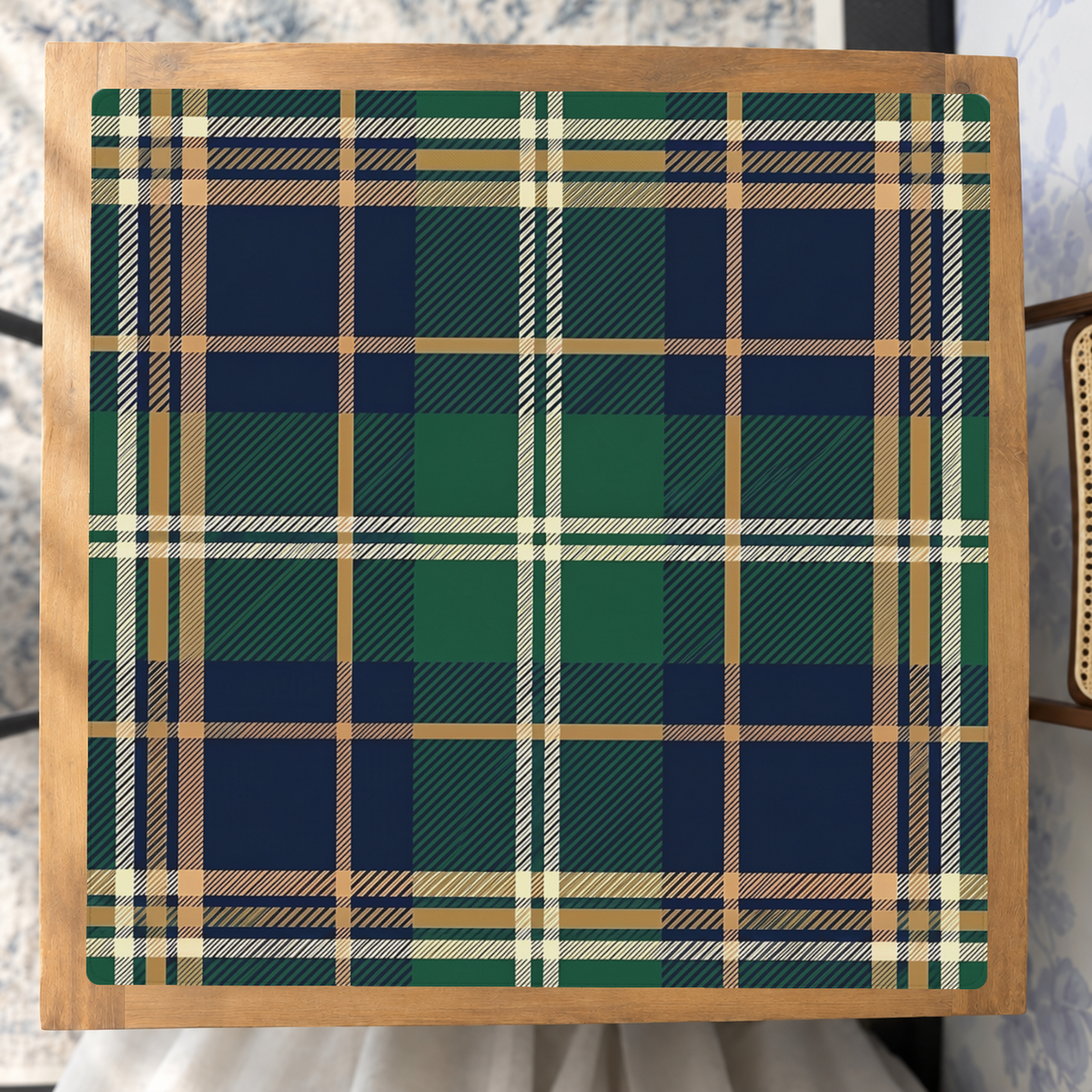 Highland Heritage Plaid (Straight) mahjong mat — Studio Overhead