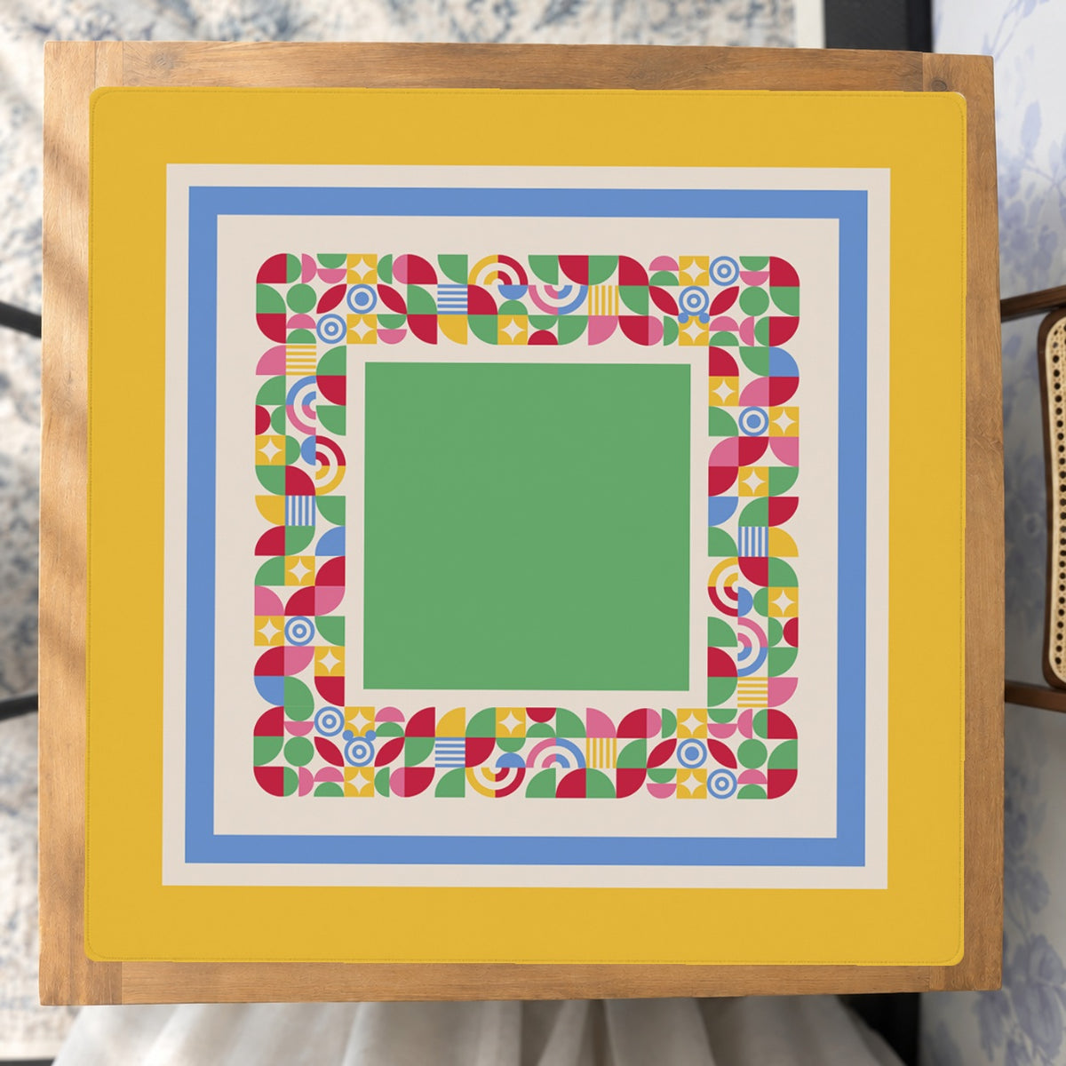 Mahjong by SI™ Little Places Mahjong Mat — Studio Overhead [studio-overhead-square]