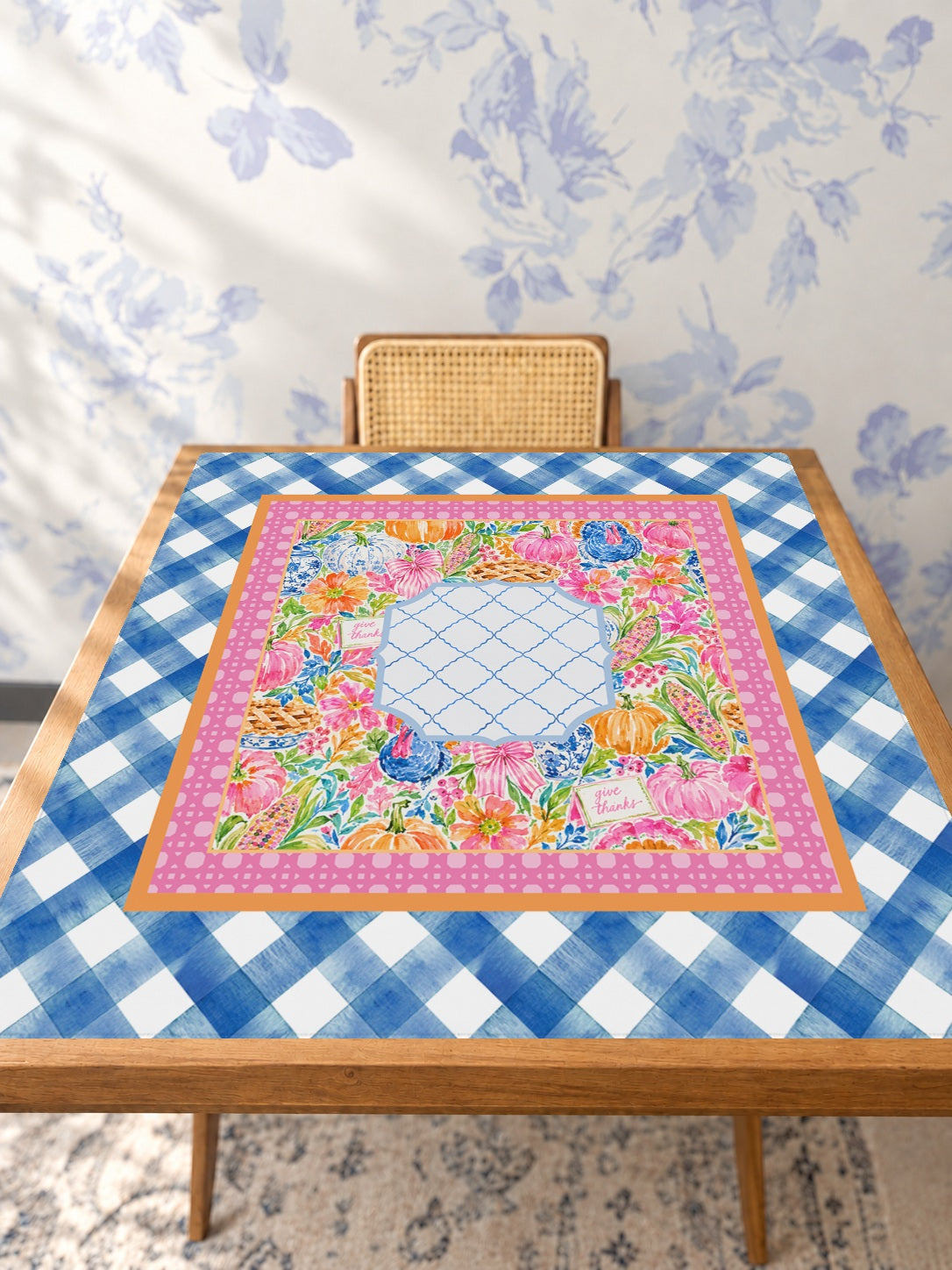 Mahjong by SI™ Main Character Mahjong Mat — Studio Table Angle [studio-angle-square]
