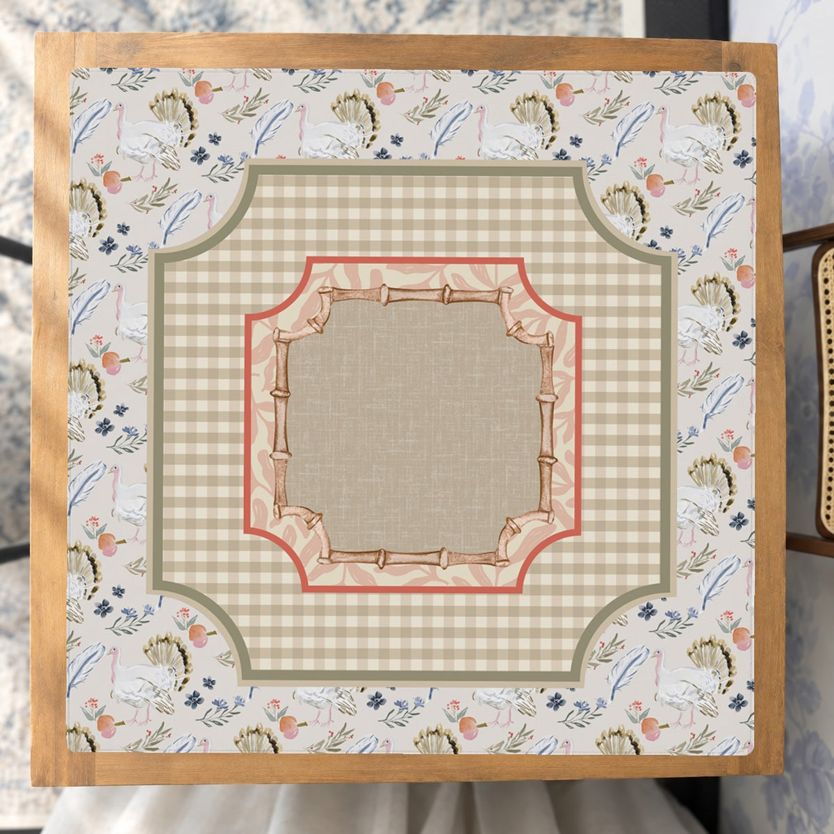 Mahjong by SI™ Sunday Best Mahjong Mat — Studio Overhead [studio-overhead-square]