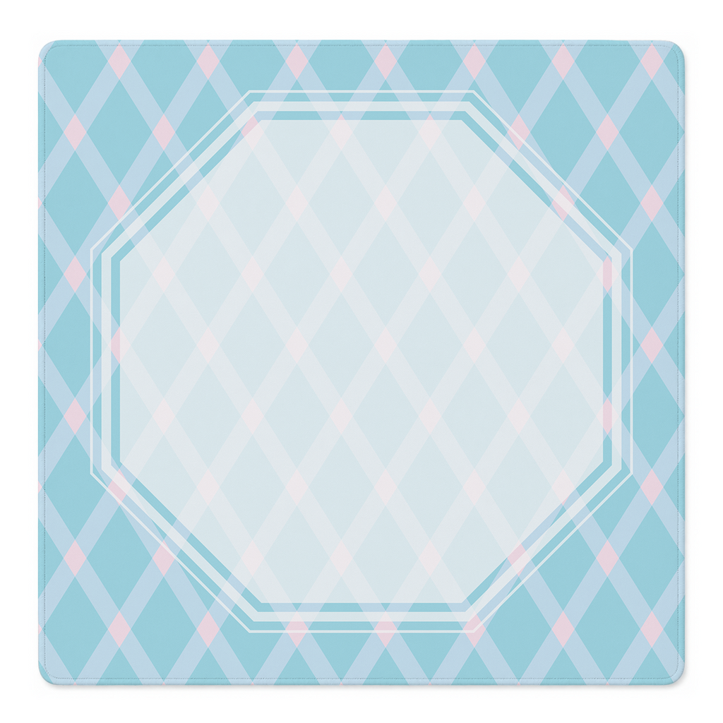 Mahjong by SI™ Argyle Attitude Mahjong Mat