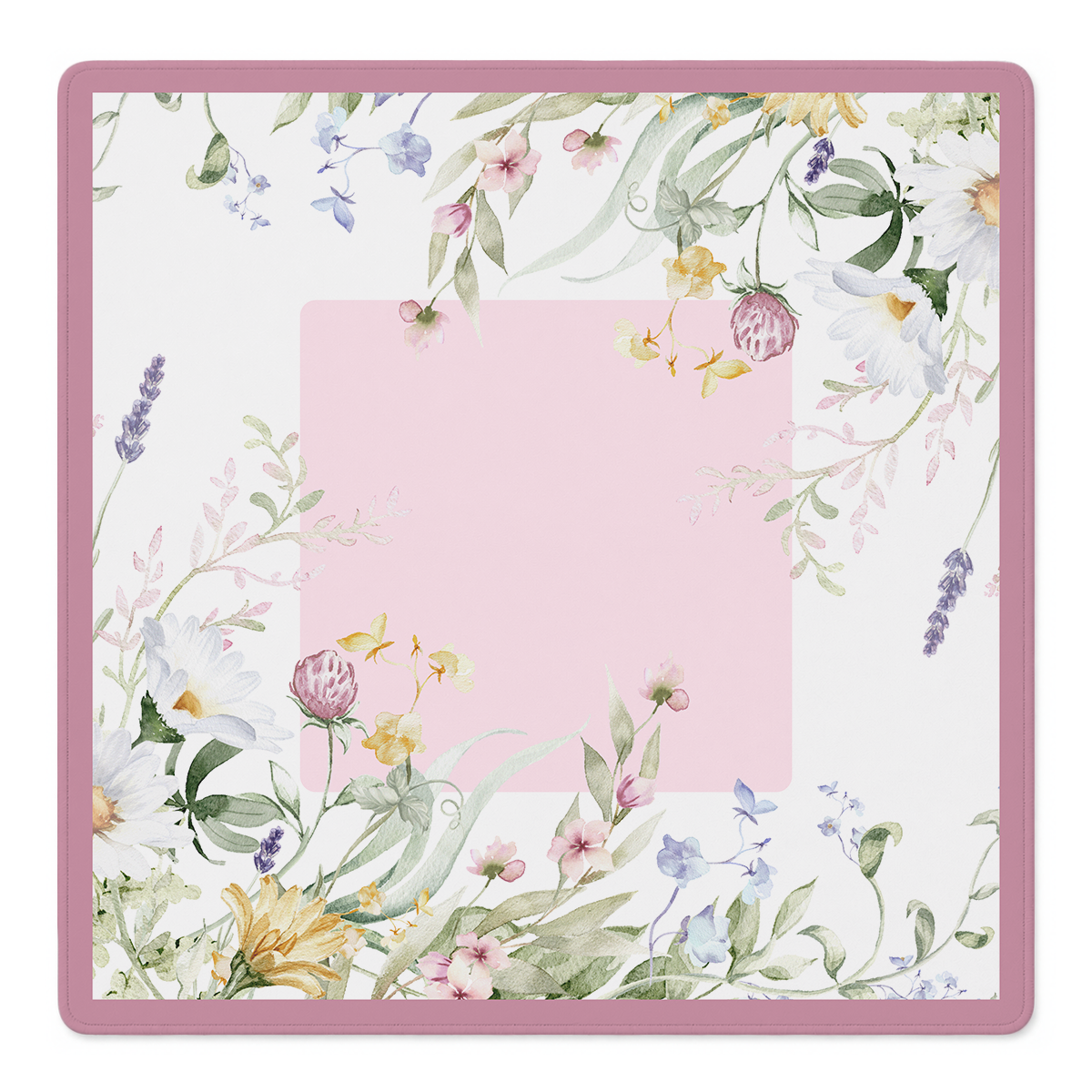 Bloom Service Pink Square mahjong mat by Mahjong by SI