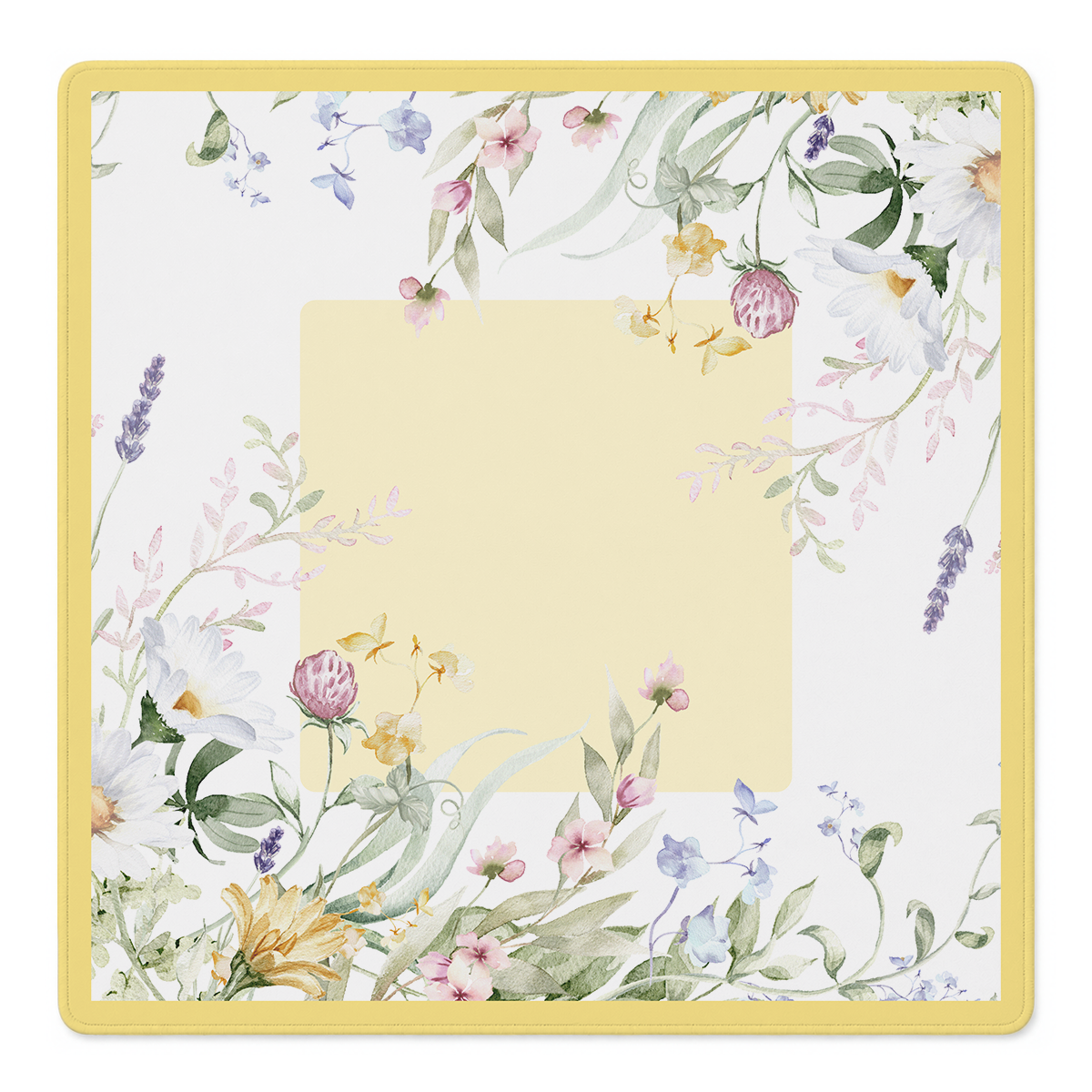 Bloom Service Yellow Square mahjong mat by Mahjong by SI