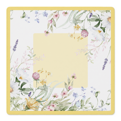 Bloom Service Yellow Square mahjong mat by Mahjong by SI