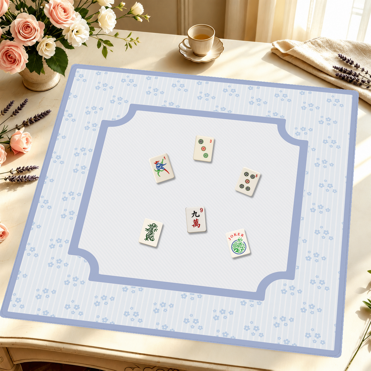 Mahjong by SI™ Bluebell Interlude Mahjong Mat