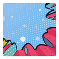Bold Move Blue mahjong mat by Mahjong by SI