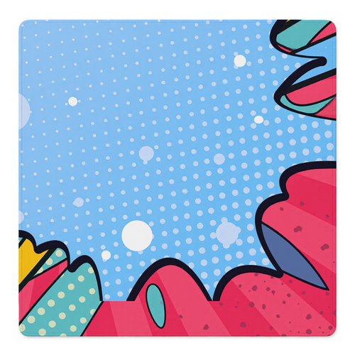 Bold Move Blue mahjong mat by Mahjong by SI