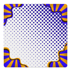 Borderline Chic Blue mahjong mat by Mahjong by SI
