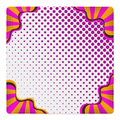 Borderline Chic Pink mahjong mat by Mahjong by SI