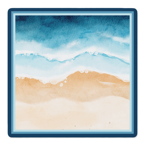 Borderline Shoreline mahjong mat by Mahjong by SI