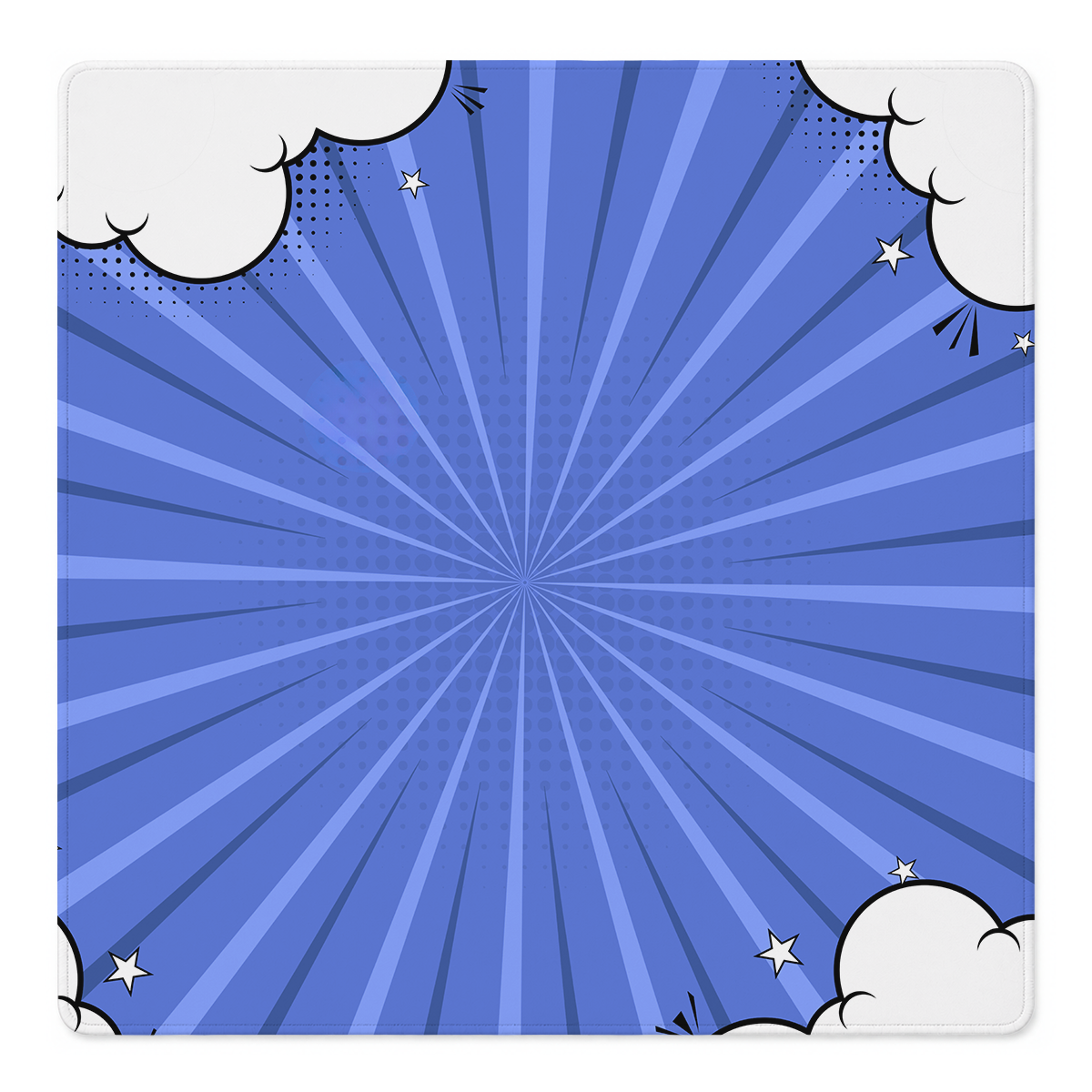 Cloud Nine Blue mahjong mat by Mahjong by SI