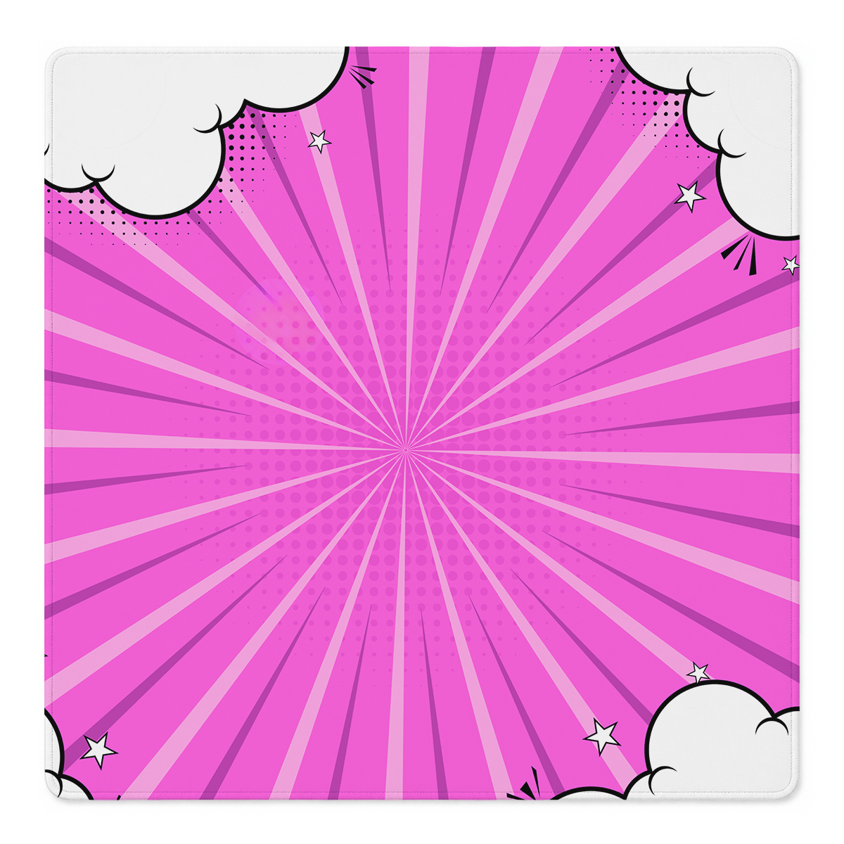 Cloud Nine Pink mahjong mat by Mahjong by SI