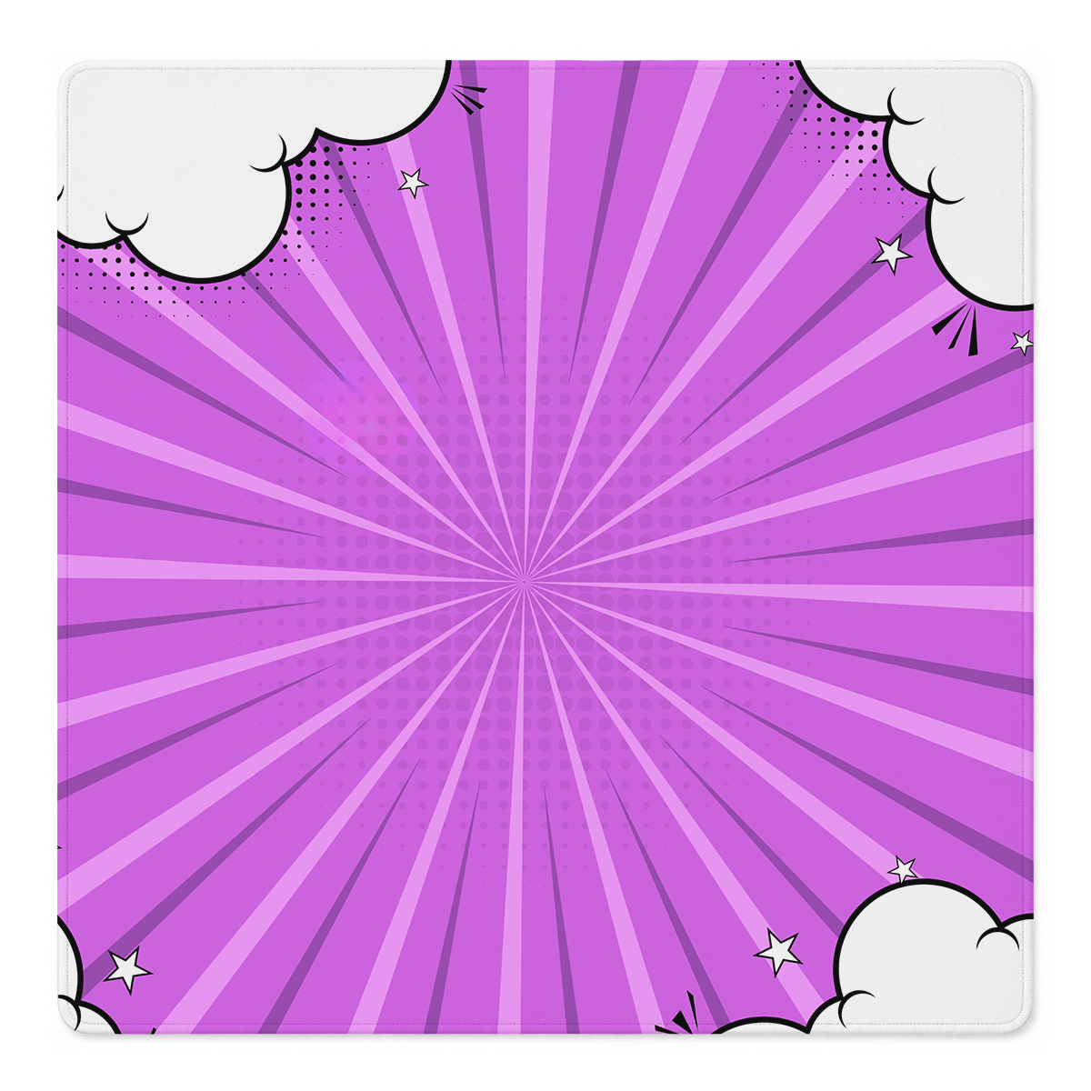 Cloud Nine Purple mahjong mat by Mahjong by SI