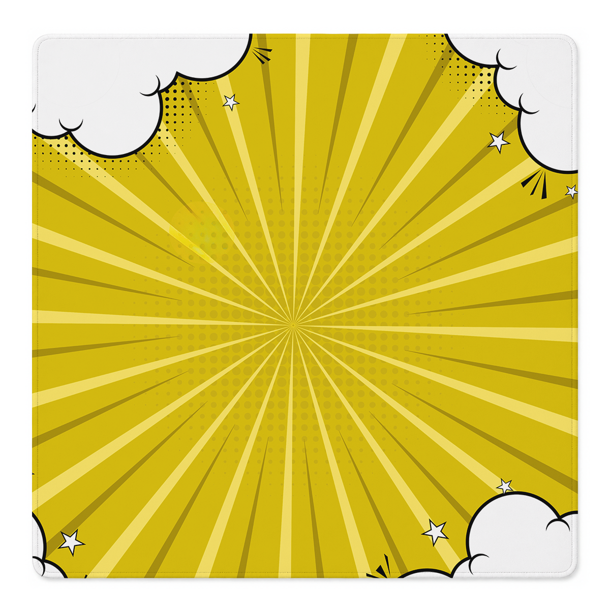 Cloud Nine Yellow mahjong mat by Mahjong by SI