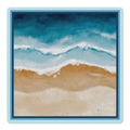 Coastal Blueprint mahjong mat by Mahjong by SI