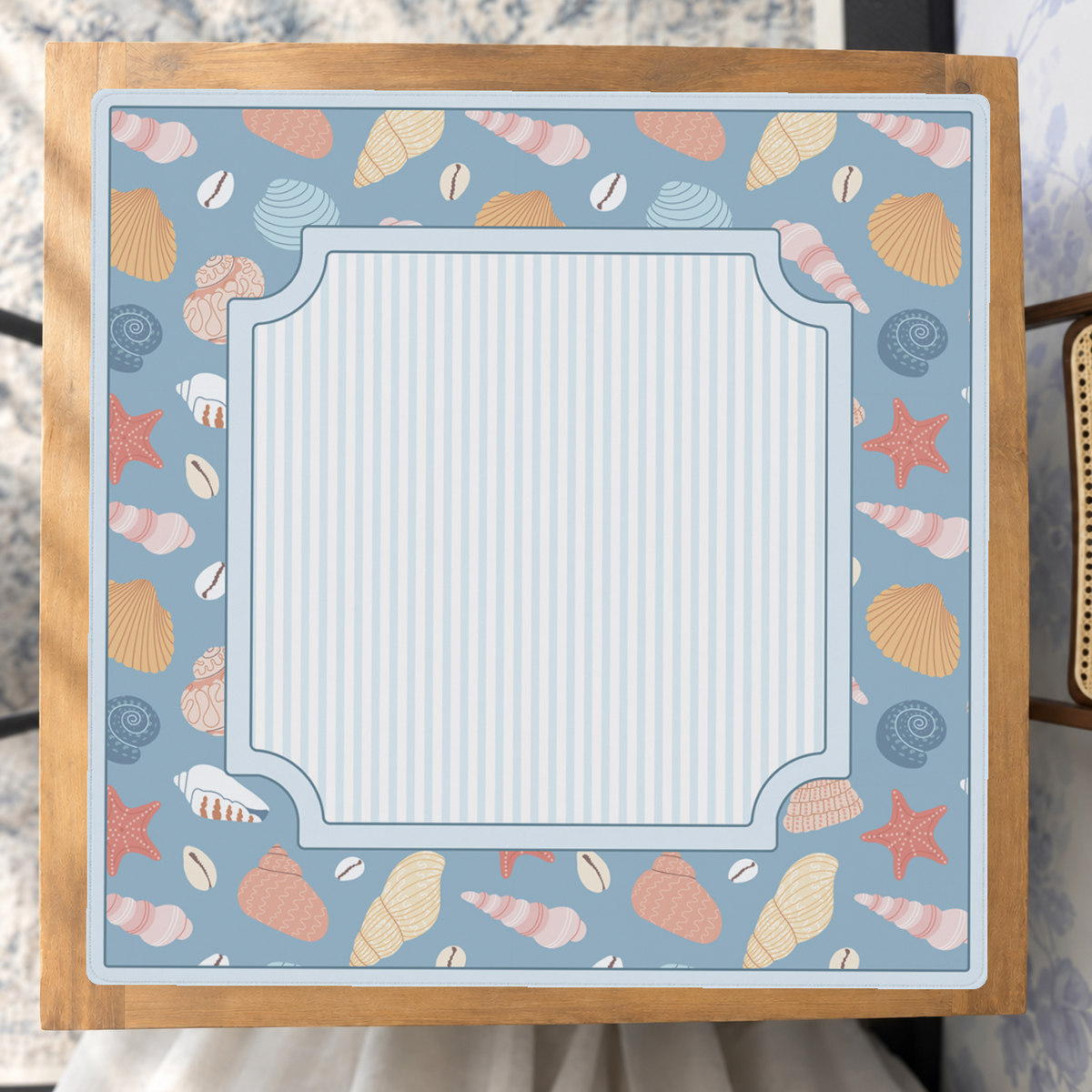 Mahjong by SI™ Coastal Stripe Mahjong Mat