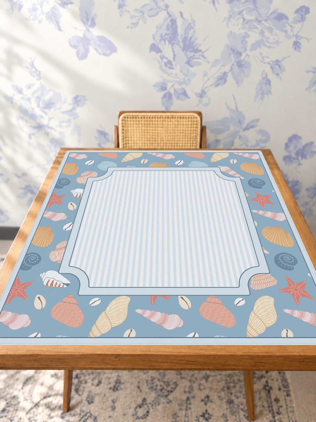 Mahjong by SI™ Coastal Stripe Mahjong Mat