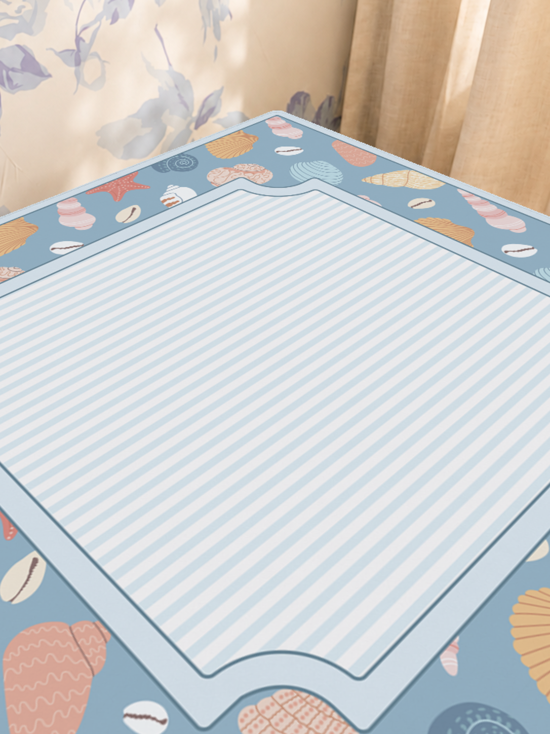 Mahjong by SI™ Coastal Stripe Mahjong Mat