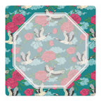 Mahjong by SI™ Crane Dance | Blue Mahjong Mat