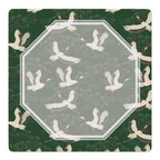 Mahjong by SI™ Crane Dance | Green Mahjong Mat